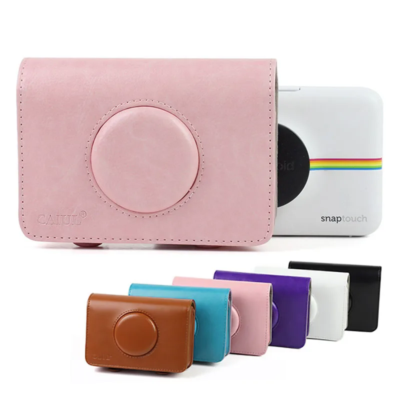 Retro PU Leather Camera Bag Instax Mini Case Protective Cover Pouch Digital Funda Camera reflex for Polaroid Snap Touch Instant