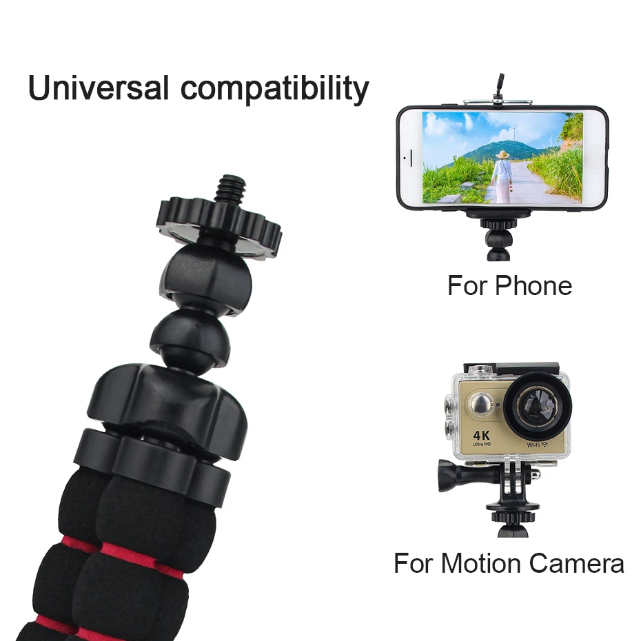 Gorillapod Octopus Гибкий штатив подставка для телефона GoPro Telefon Мобильный телефон Смартфон DSLR штатив для экшн-камеры стол