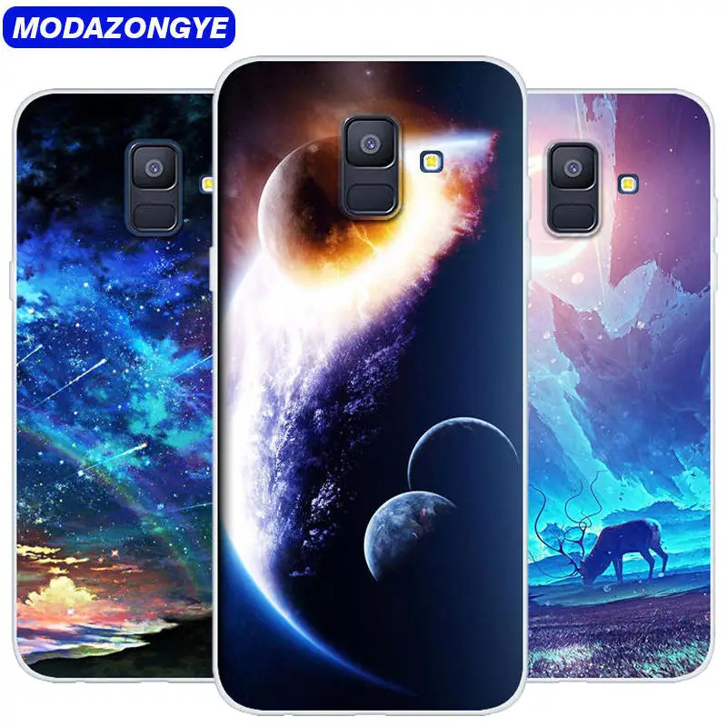 For Samsung Galaxy A6 2018 Case Soft TPU Silicone Cover Phone A600F A 6 | Мобильные телефоны и аксессуары