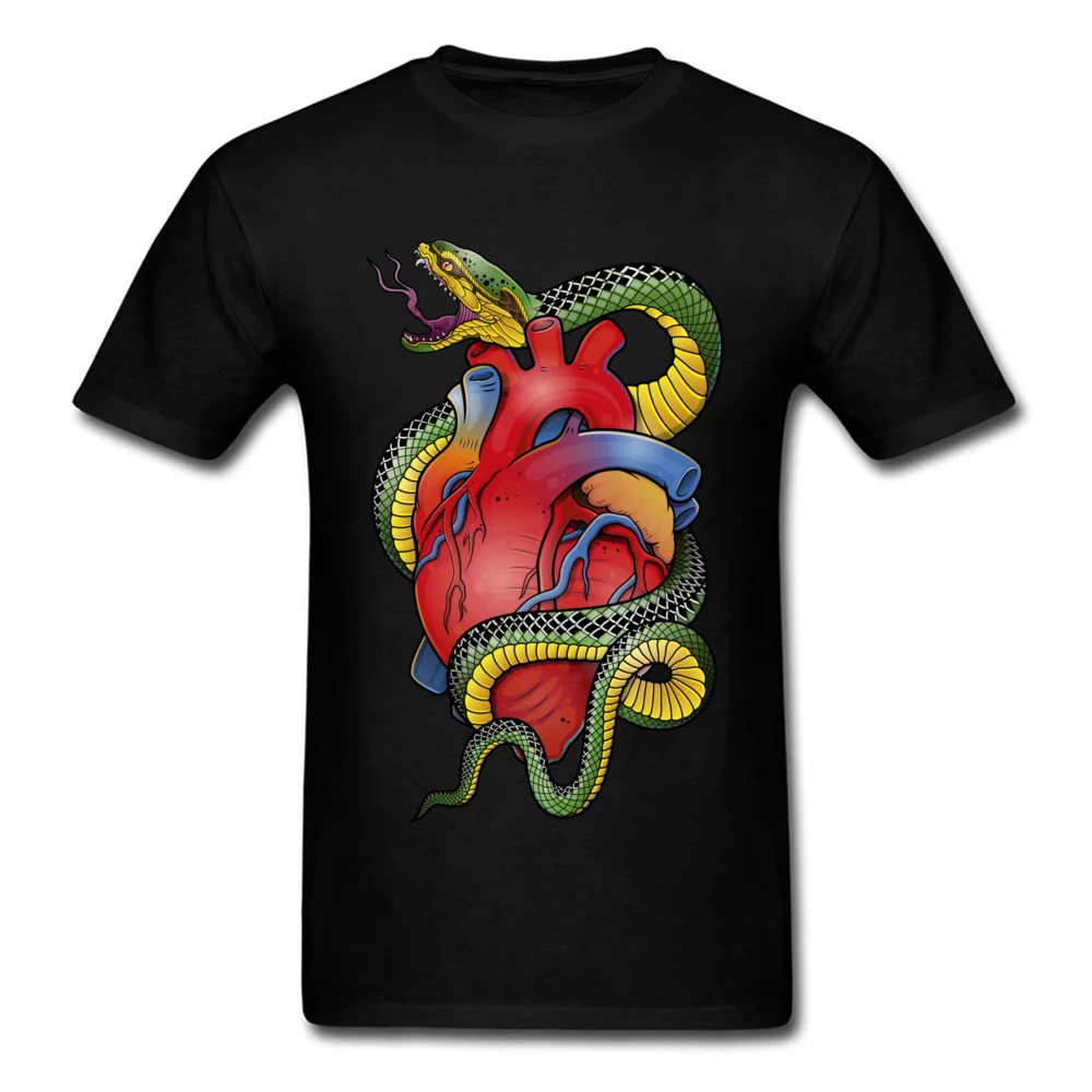 Snake and heart_black