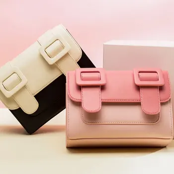 

JIULIN 2019 new spelling color small CK small square bag collision single shoulder oblique satchel bag female bag postman bag