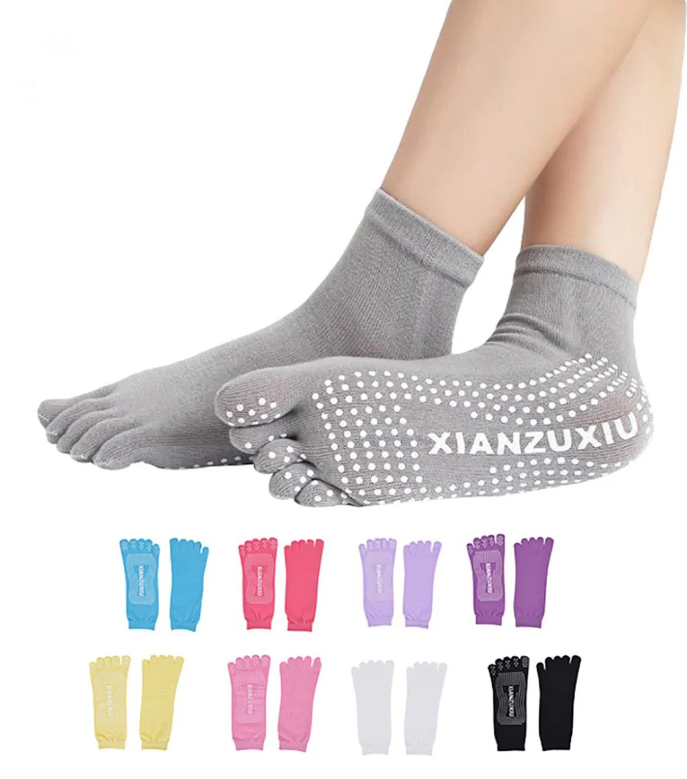 1 пара женские носки для йоги и фитнеса|socks gym|yoga toe sockstoe socks yoga |