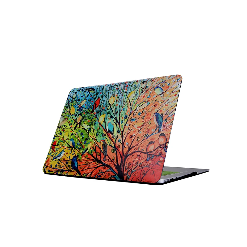 Цветной Твердый чехол для Macbook Air 11 12 13 Pro13 15 с сетчаткой ноутбук матовая
