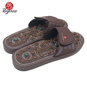 

BYRIVER Best Selling Acupressure Reflexology Foot Massager Sandals Shoes Mat Healthcare Gift For Parents