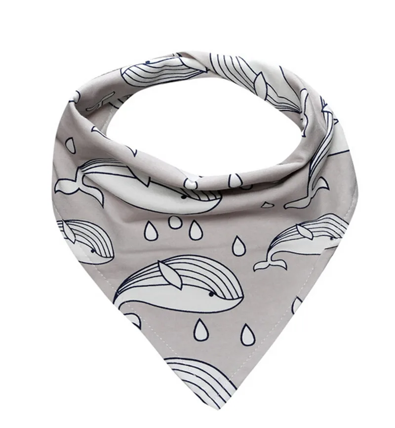 new cotton double side baby bibs pearl fox panda batman fruit cartoon kids scarf burp cloth infant tollders triangle bib collar
