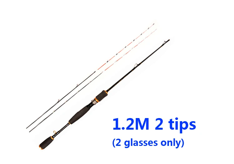 Carbon Boat/raft ros raft set micro-lead soft-tail 2-3 tips slightly glass fiber and titanium alloy tips 1.2/1.3M fishing rod - Цвет: Белый