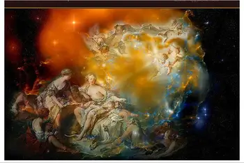 

Customized 3d wallpaper 3d ceiling wallpaper murals Angel sky zenith mural Ceiling mural room decoration