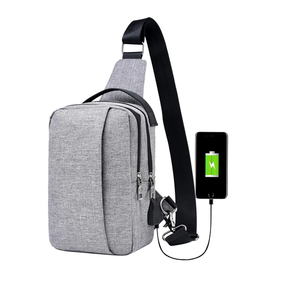 Nylon Waterproof Anti Theft Chest Bag Waist Bag Casual Men Messenger