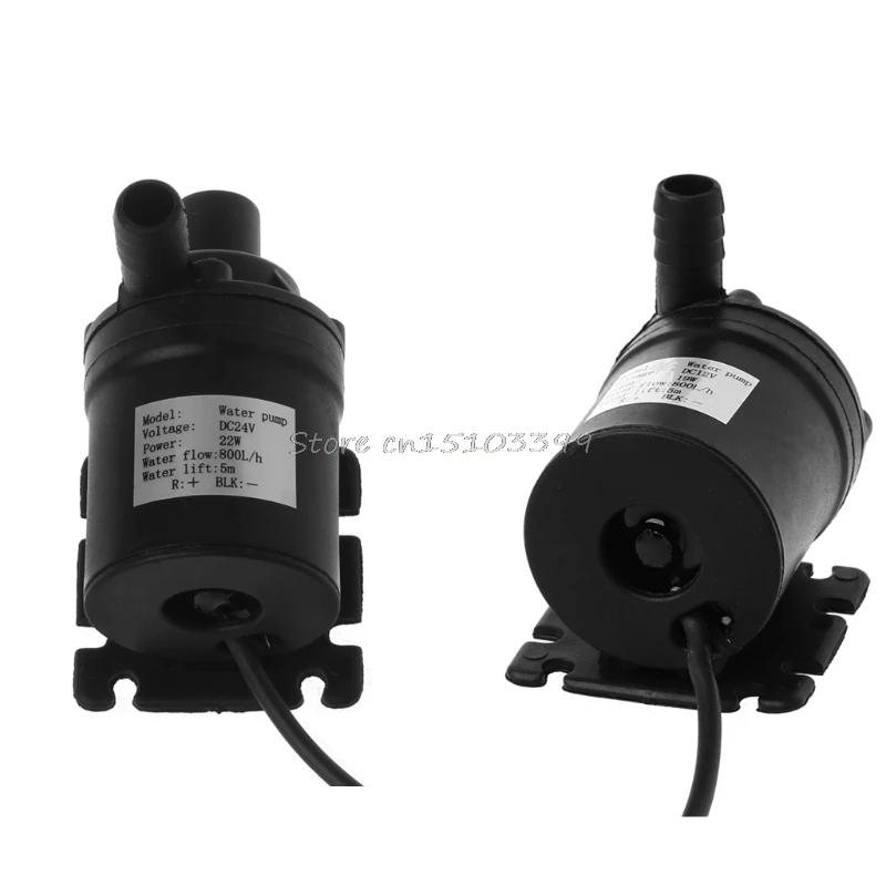 

800L/H 5m DC 12V 24V Solar Brushless Motor Water Circulation Water Pump D11 dropship