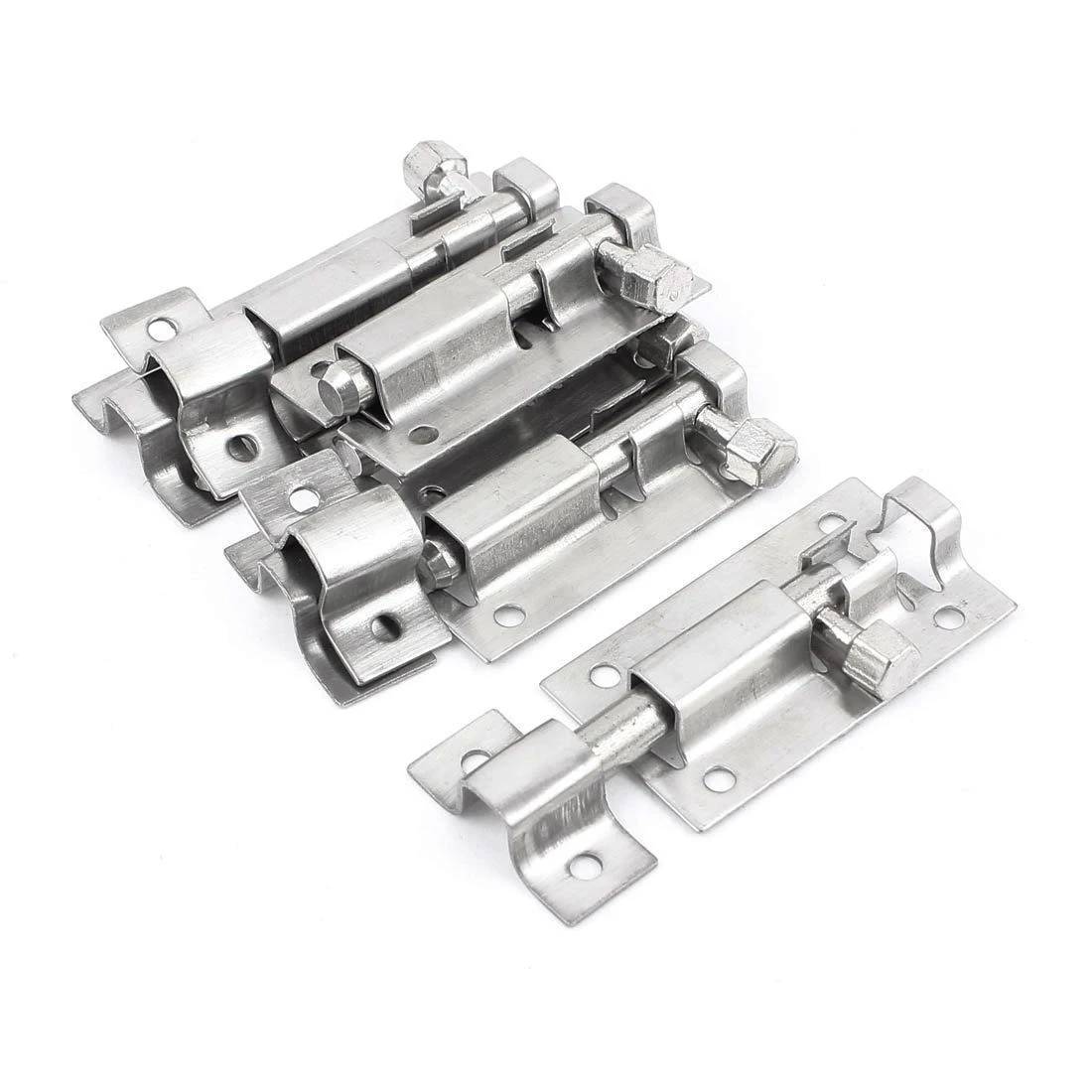 

Top quality 5pcs 2 Inch Length Stainless Steel Door Latch Sliding Lock Barrel Bolt Silver