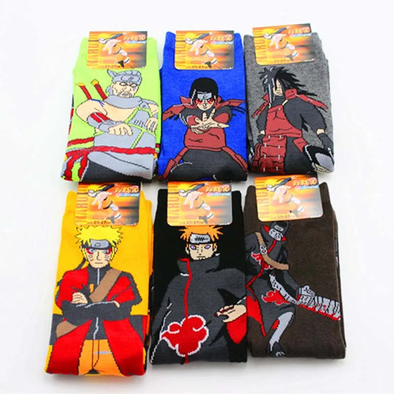

Marvel Comics Heroes General Socks Cartoon Naruto Naruto Knee High Temperature Stitching Pattern Non-slip Casual Socks