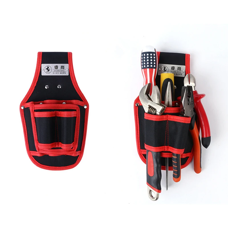  Screwdriver Utility Kit Holder Top Quality 600D Nylon Fabric Tool Bag Electrician Waist Pocket Tool Belt Pouch Waterproof