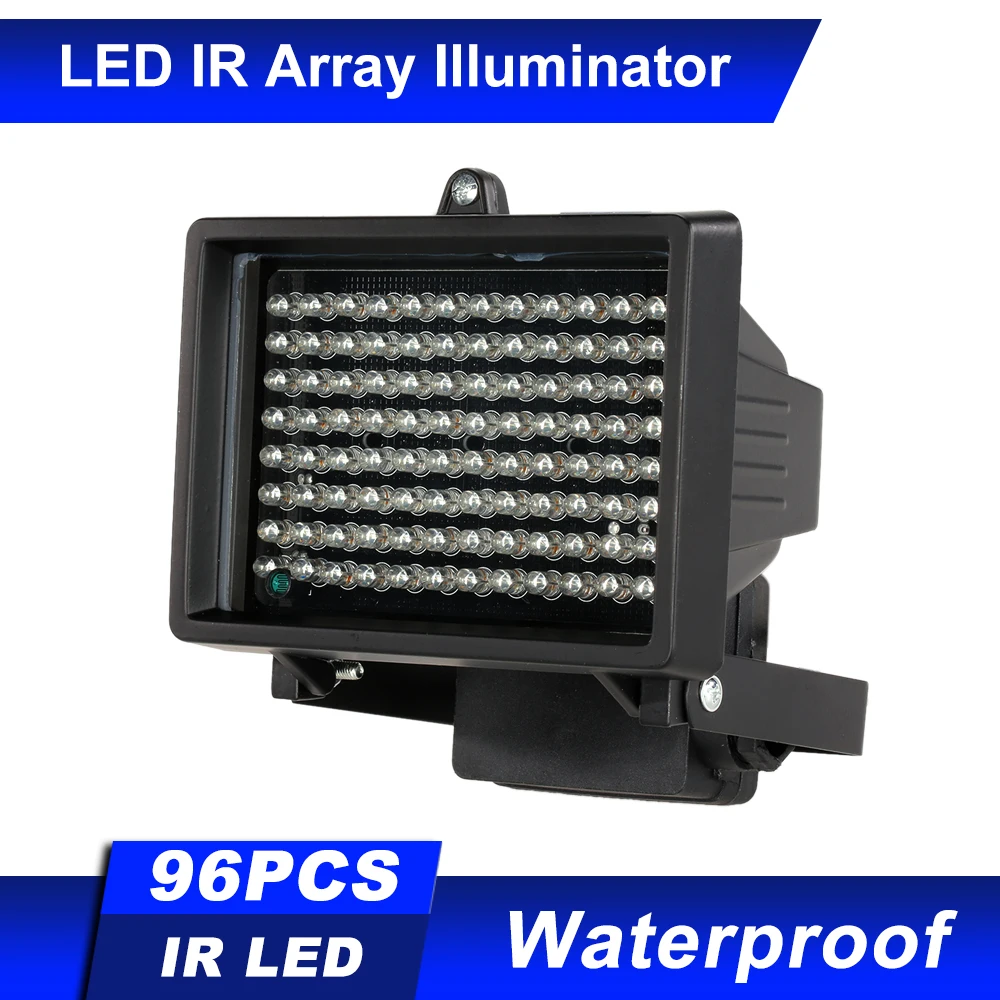 

IR Illuminator Array Infrared Lamps Night Vision Outdoor Waterproof 96 LEDS For CCTV Security Camera
