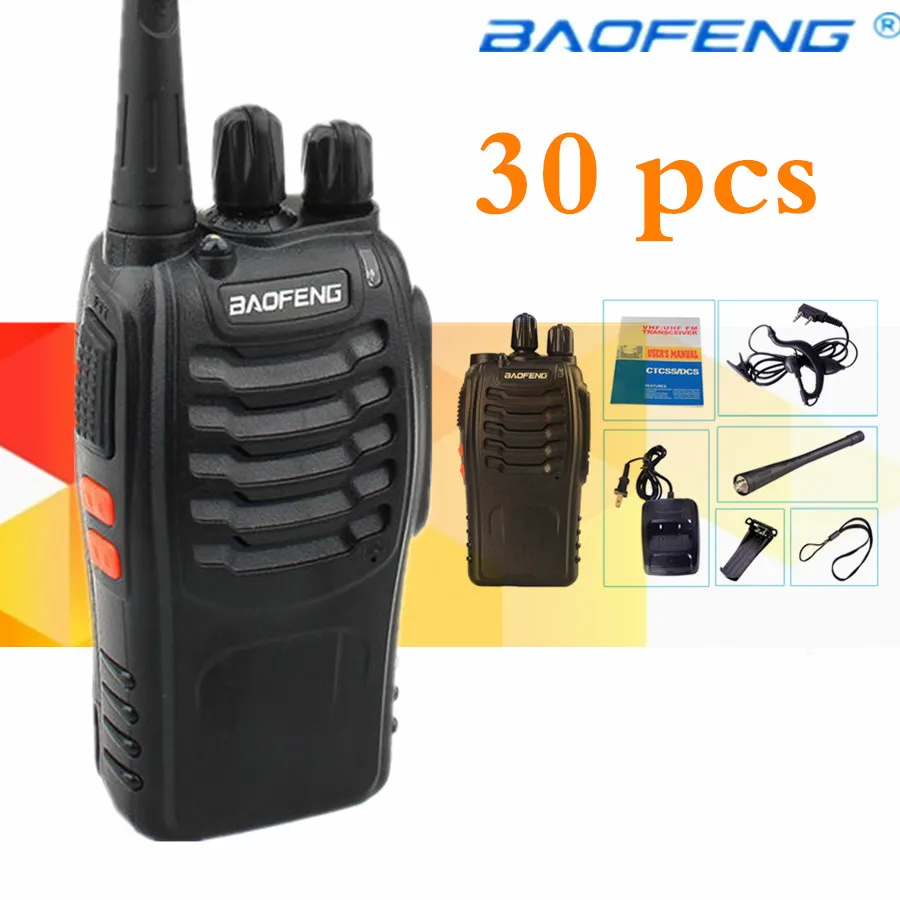 От DHL 30 шт. BaoFeng BF-888s новая рация UHF / VHF внутренняя связь 2 way | Мобильные телефоны и