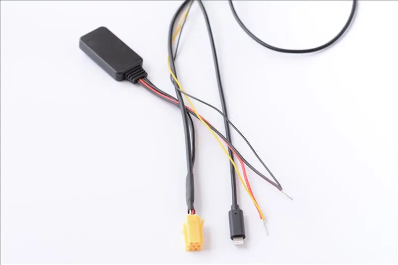 Автомобильный Bluetooth модуль Aux адаптер с радио кабелем MINI ISO 6Pin для Fiat Grande Punto Alfa