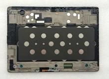 Putih/Coklat LCD Display Modul + Touch Panel Layar Monitor Digitizer Perakitan dengan Bingkai Untuk Samsung GALAXY Tab S T800 T805