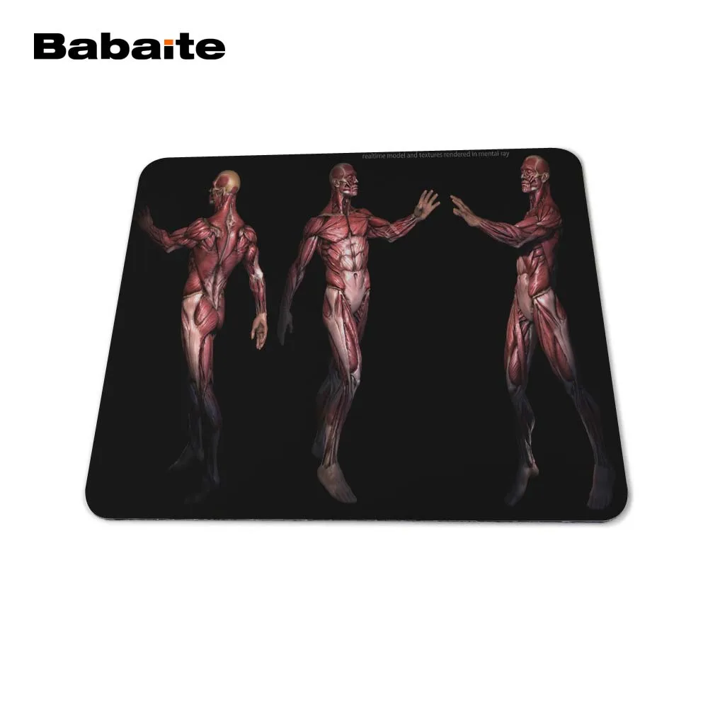 Babaite медицина Анатомия прочный шикарный коврик для мыши 180x220x2 мм 250x290x2 мм персонализированный товар