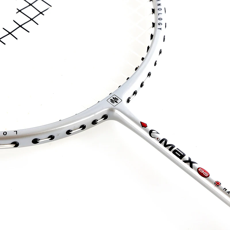 Raquetas EMAX86 raqueta de bádminton 4U raqueta deportes Prestring 20-22LBS dejar un mensaje de las libras usted quiere