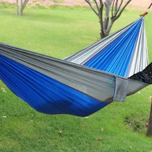 50 шт. Портативный Парашютом Нейлона Гамак Сад Открытый Отдых Путешествия выживания гамак спальная кровать для 2 человек