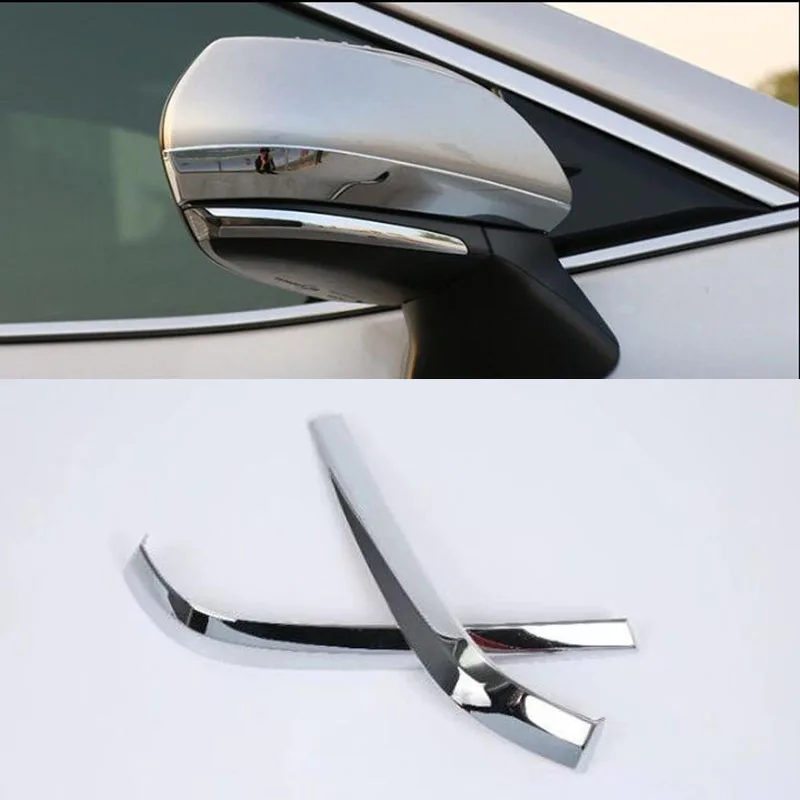 Chrome Exterior Accessories Rearview Mirror Decorative Cover Trim Strip