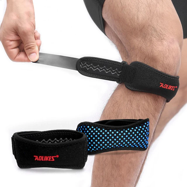 

BESGO 1PCS Adjustable Knee Strap Patellar Tendon Pressurized Protector Support Slider Pad rodilla Guard Badminton Running