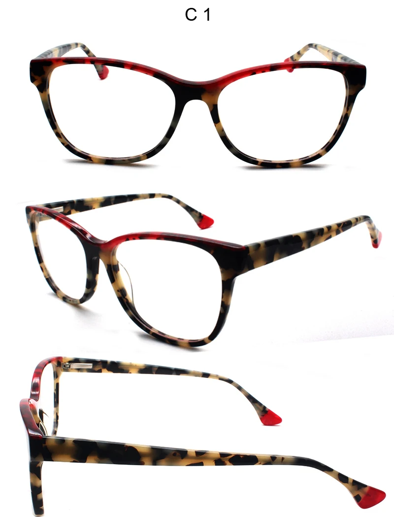 Reven Jate 8043 ацетатная оправа для очков оптические очки по рецепту очки для мужчин и женщин очки