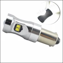 Ruiandsion 2 PCS H6W H21w BAY9S BA9S BAX9S T4W T15 CSP Chip 40 W 45 W Ha Condotto Bianco Canbus Errore di trasporto LED Luci di Retromarcia Bianco 12-24 V