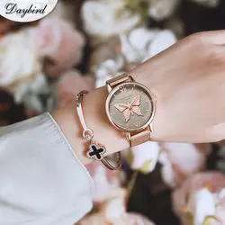 2019 женские часы люксовый бренд элегантные женские кварцевые часы креативные модные маленькие наручные часы с бабочкой водонепроницаемые