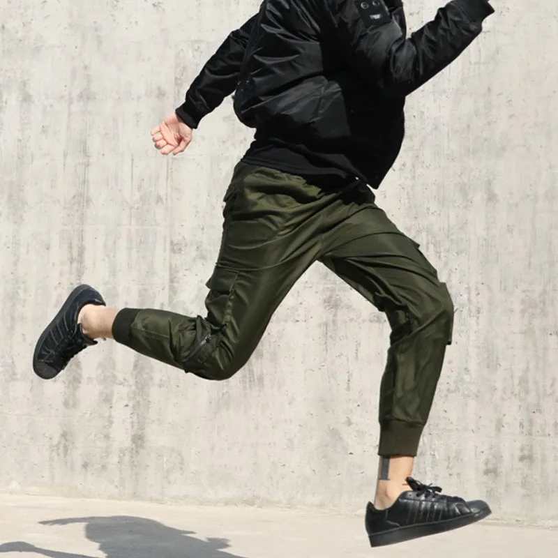  Xiaomi ULEEMARK Tooling Trousers Beam foot Sweatpants Loose Leisure Overalls Handsome Retro Trend M