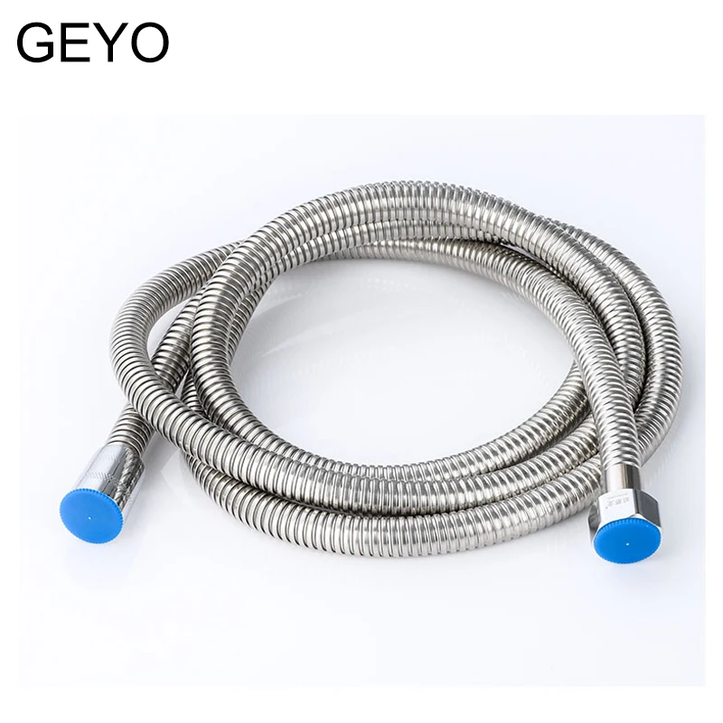 

GEYO 2019 Hot sale Plumbing Hoses flexible hose 1.5m shower hoses Stainless Steel flexible tube pipe fro bathroom Kitchen