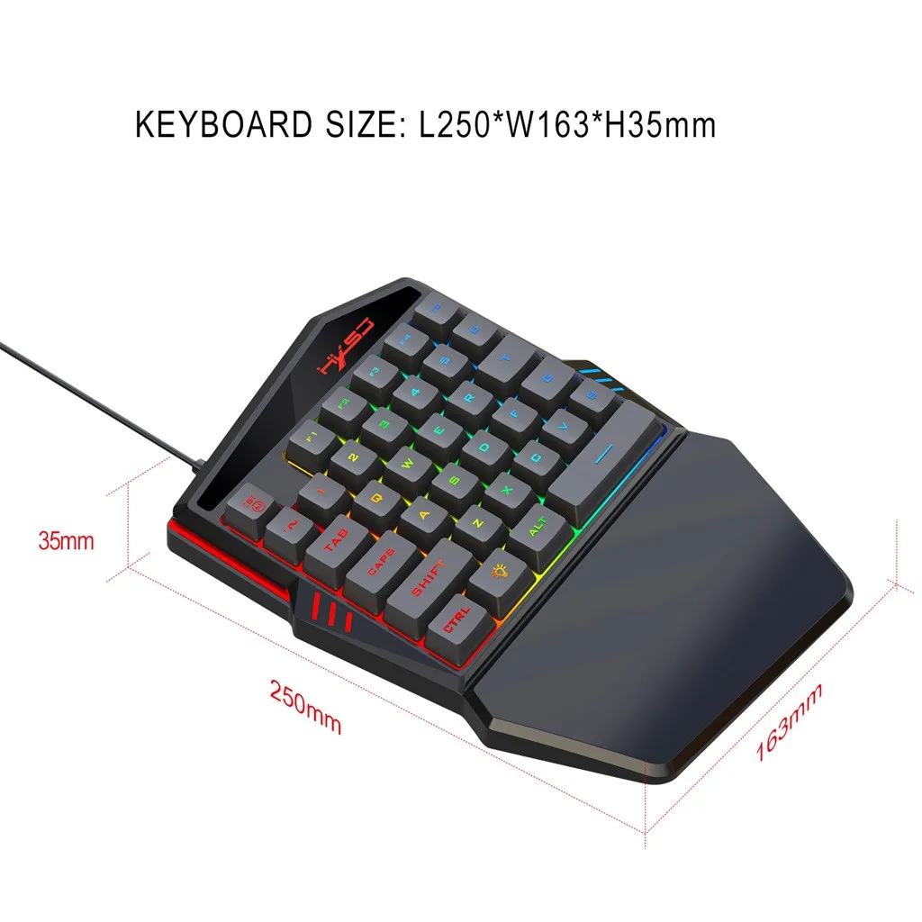 Gaming keyboard mouse combo