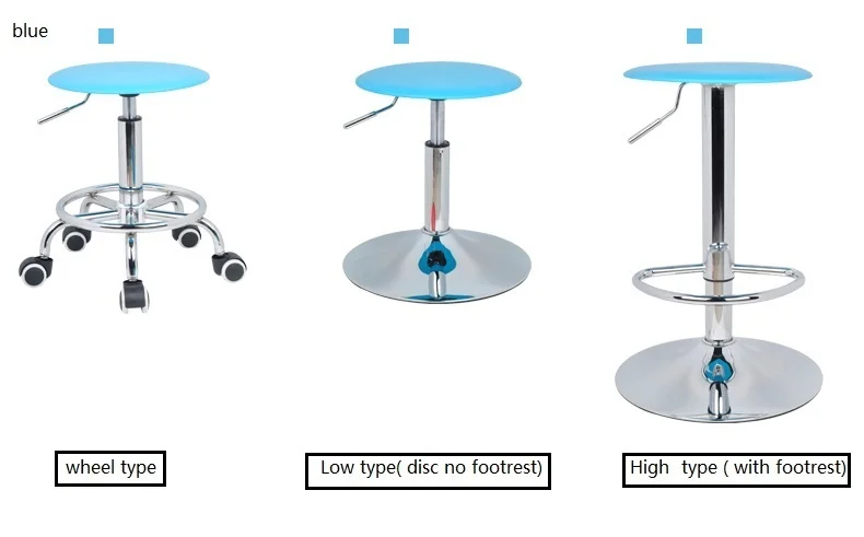 Furniture stool chair wholesale and retail blue green red black color hairdressing salon fress hipping