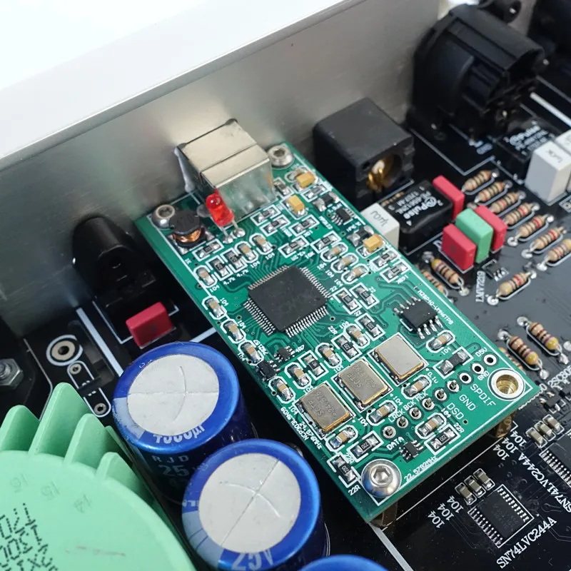 2018 Breeze Audio ES9038PRO XMOS XU208 decoder with remote control support USB coaxial optical fiber balance input support DSD