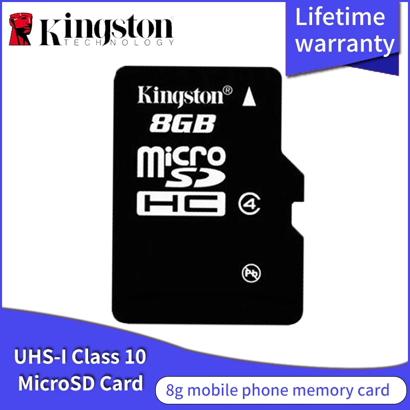 Kingston Micro SD карта 64 ГБ 32 ГБ 16 ГБ 256 ГБ 128 Гб класс 10 карта памяти microSDXC UHS-1 TF карта C10 microSD 8G C4 для смартфонов