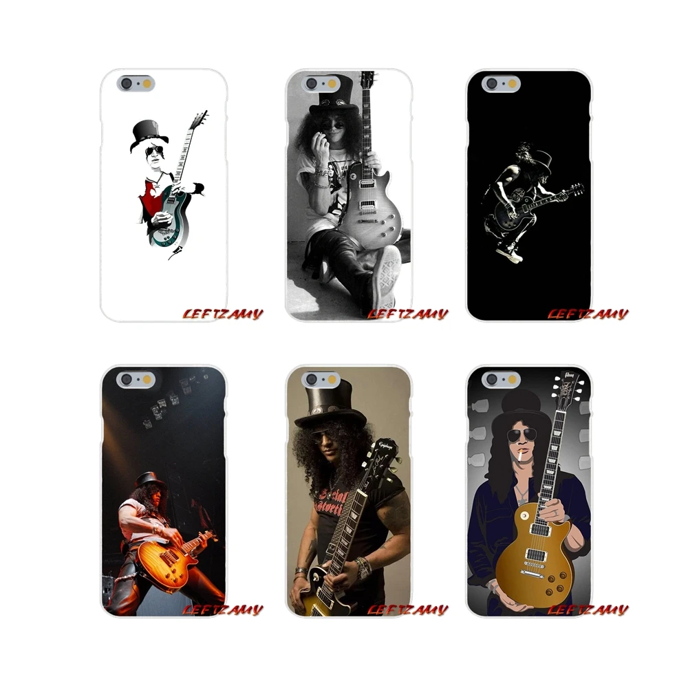 

Le Pew Slash guitars Guns n Roses TPU Transparent Bag Case For Samsung Galaxy S3 S4 S5 MINI S6 S7 edge S8 S9 Plus Note 2 3 4 5 8