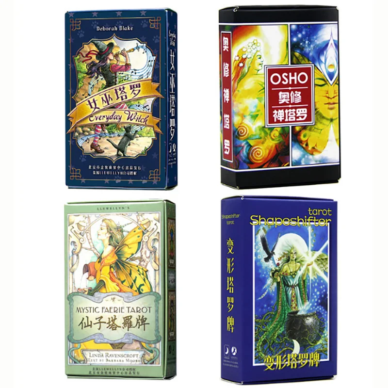 

8 Kinds Tarot Deck Board Game Cards Game Animal/Cat/Dragon Tarot Board Game For Family/Friends