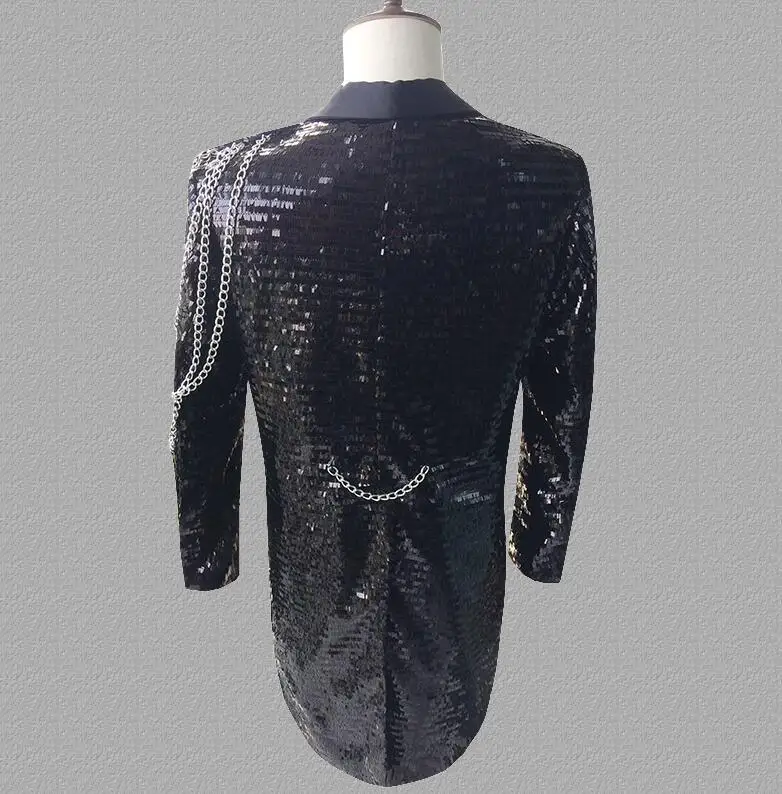 Блёстки блейзер мужской смокинг костюмы конструкции куртка мужская сценические для певцов одежда Танцы Звезда Стиль платье панк masculino