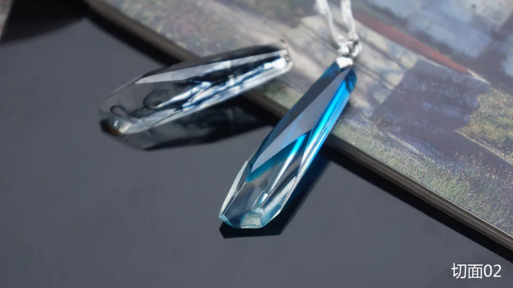 Новые прозрачные силиконовые алмазной огранки поверхности кулон Плесень Для смолы настоящий цветок DIY Плесень ювелирных изделий инструмент