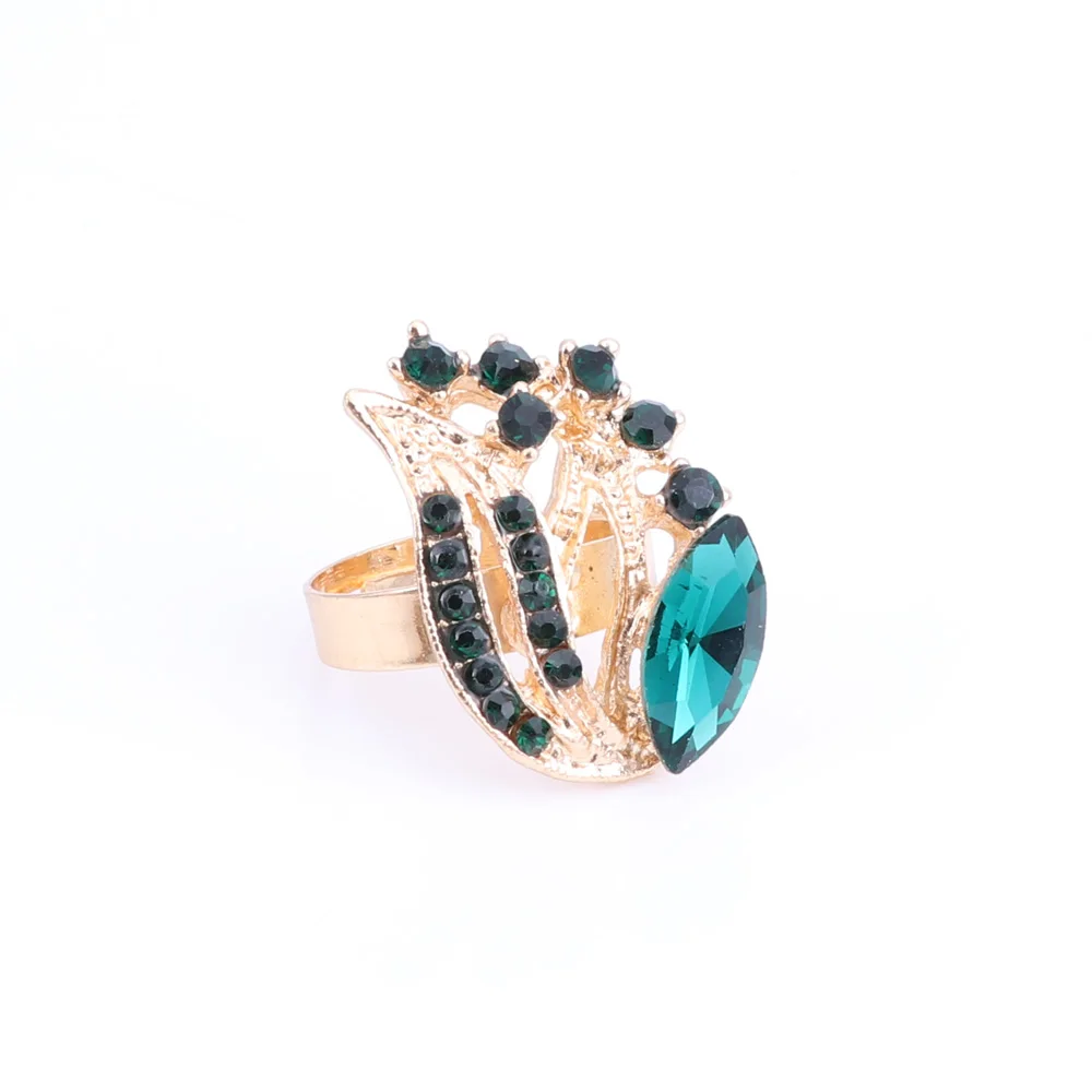 Модное Колье со стразами ожерелье для женщин эффектное ожерелье s серьги браслет кольцо воротник Бохо ювелирные наборы