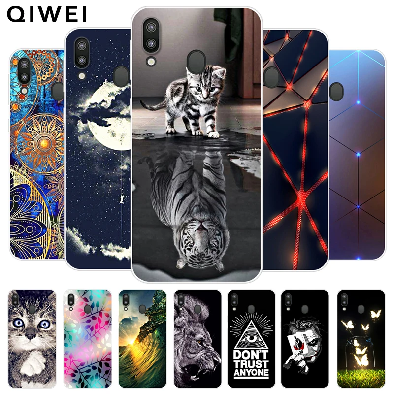 

For Samsung M20 Case Cover 6.3'' NEW Fashion Soft silicone TPU Back Case Coque For Samsung Galaxy M20 M 20 SM-M205F M205F M205