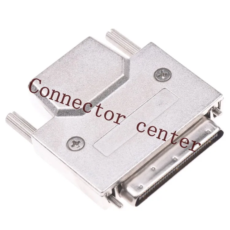 VHDCI SCSI коннектор обжимной металлический колпачок 68Pin Штекерный винт V.68