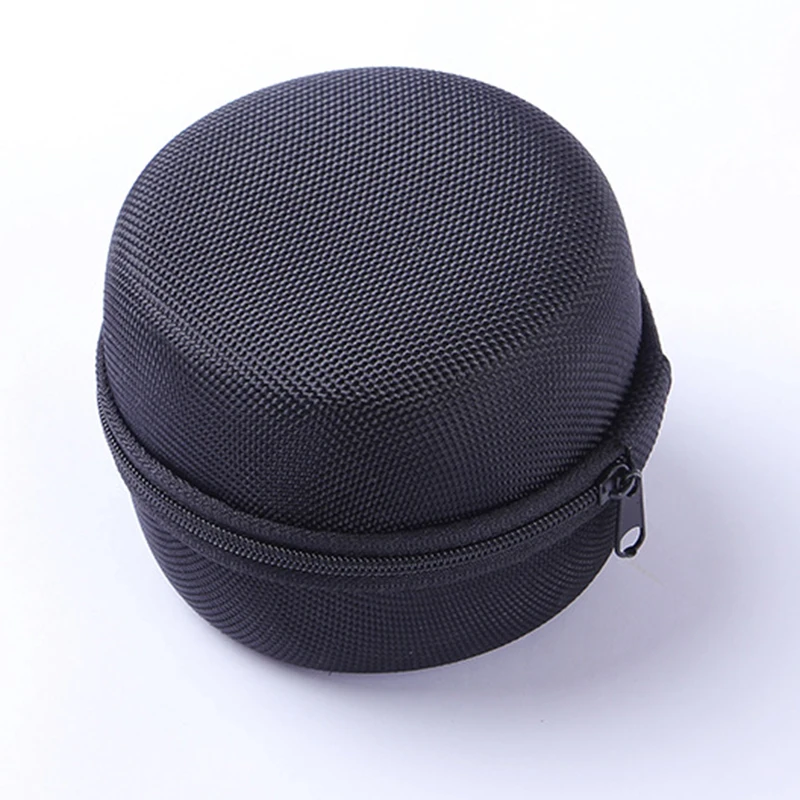 prativerdi Mini Black Earphone Case Earphone Box Headphone Travel organizer Earbuds Coin Collect Storage Bag for iphone cable 11