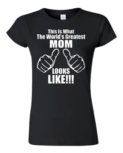 Design Your Own T Shirt Short Printing Machine City Shirts This Is What The World's Greatest Mom Looks Like O-Neck | Женская одежда