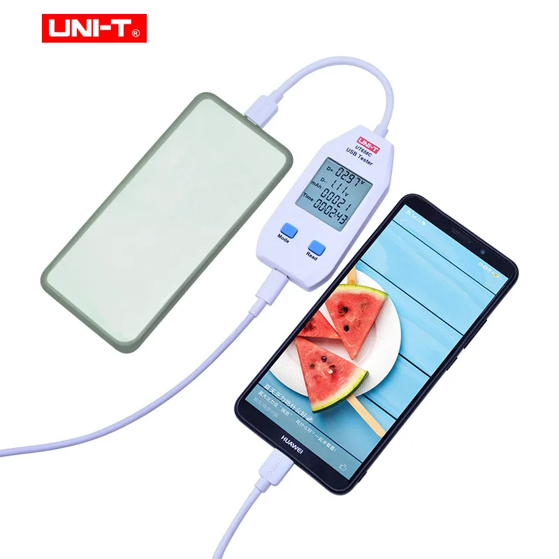 UNI T UT658A/UT658C/UT658DUAL series USB измеритель мощности и тестер цифровой