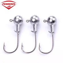 50PSC/лот Высокое качество 1 г/4 г/5 г/10 г свинцовая головка бас крючок приманки джиг оснатка приманки рыболовные крючки рыболовный снасти