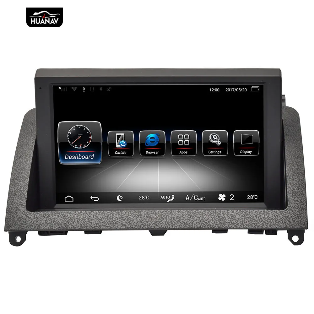 Perfect Android 9 Car DVD player GPS Navigation For Mecerdes Benz C-W204 2007-2011 Auto Radio stereo player multimedia screen head unit 3