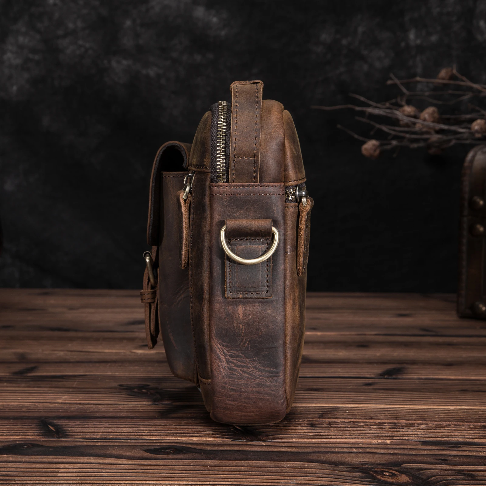 Skup Jakość oryginalna skóra mężczyzna dorywczo torba na ramię skóra bydlęca moda Cross torebka 8 \