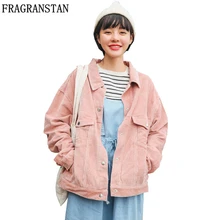 Весенне-осенняя женская новая модная однотонная куртка с отложным воротником винтажная свободная тонкая однобортная куртка GH40