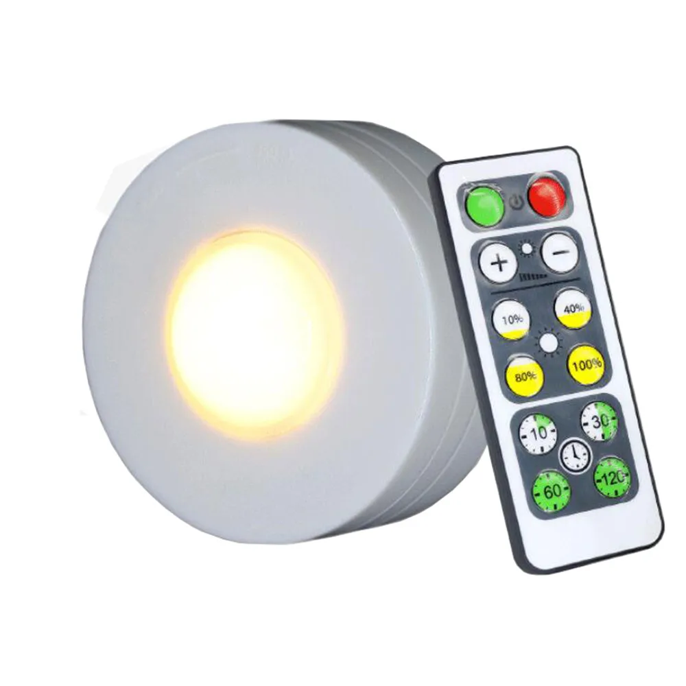  Mini led under cabinet light AAA battery powered Home night lamp with Remote Wireless lighting for  - 32958980318
