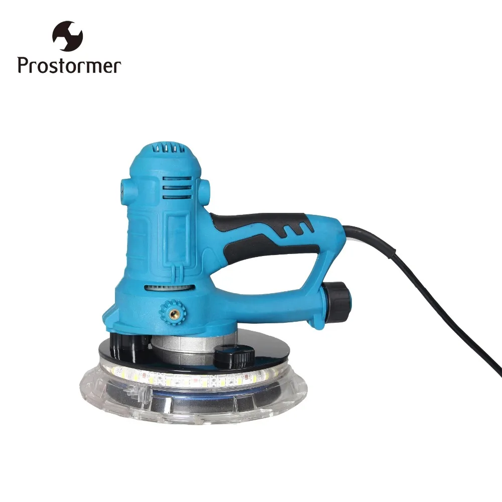 

Prostormer 800W Wall Polishing Machine 230mm Electric Sander Power Multifunction Sander Grinder Wall Renova With LED Light